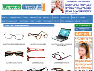 Lunettes presbyte