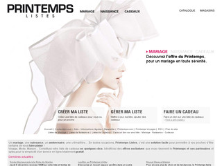 Printemps Listes