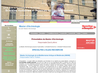 Master d'Archologie Montpellier