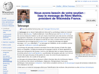 Tatouage Wikipdia