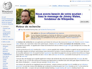 Moteur de recherche Wikipdia