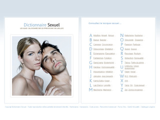 Dictionnaire Sexuel