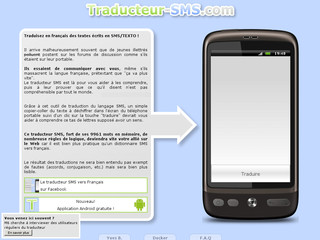 Traducteur sms