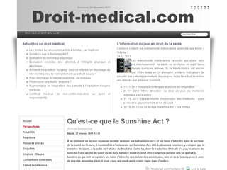 Droit mdical/Sant