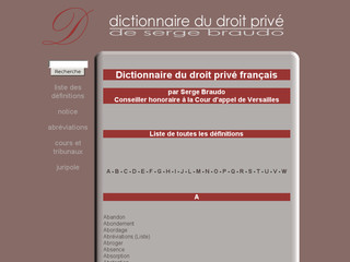 Dictionnaire Juridique