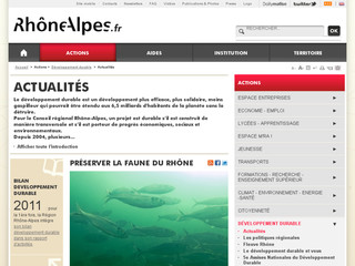 Dveloppement durable Rhne-Alpes