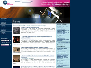 INSU Institut national des sciences de l'Univers