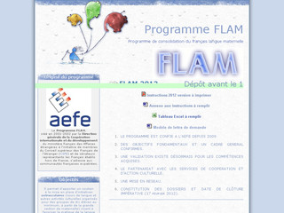 FLAM Programme Franais langue maternelle