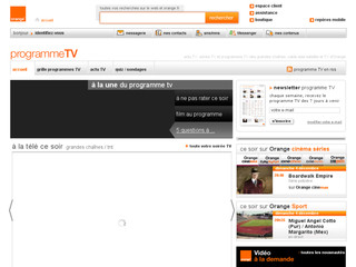 Programme TV Orange