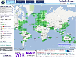 Carte en temps rel des navires