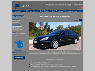 Voiture avec chauffeur SETA