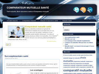 Comparateur mutuelles sante