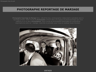 Photographe Reportage de Mariage